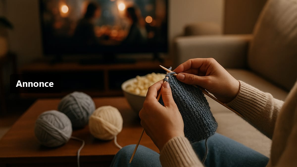 Strik og filmaften: sådan skaber du hyggelige aftener med kreative projekter