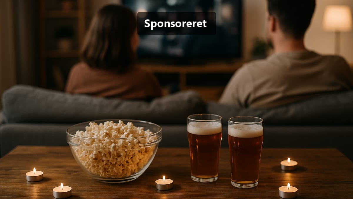 Planlæg den perfekte filmaften hjemme: drikkevarer, stemning og selskab
